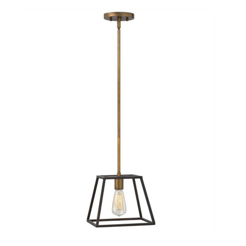 Trapezium Cage Pendant Light