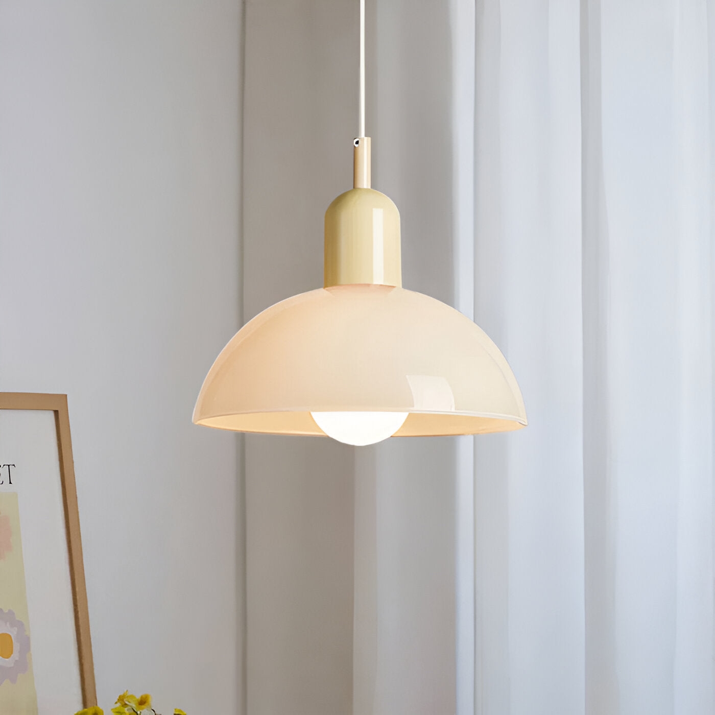 Aurora Nordic Colorful Bowl Pendant Light T2040