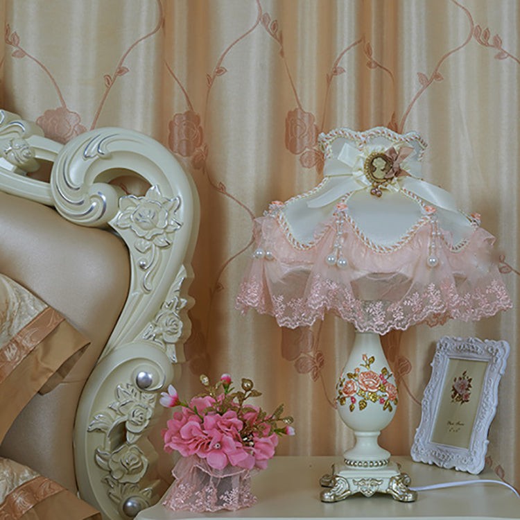 Vase Palace Resin Fabric Table Lamp M494