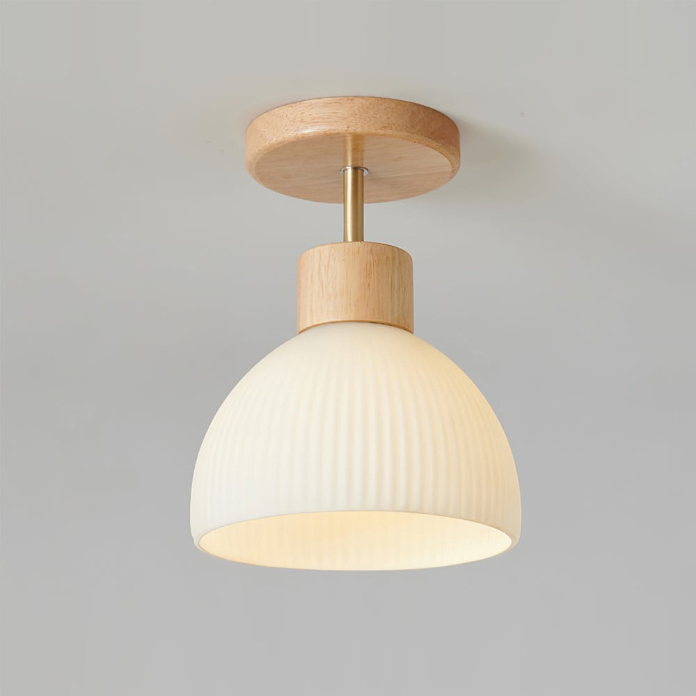 Nordic Wood Style LED Ceiling Lamp M76