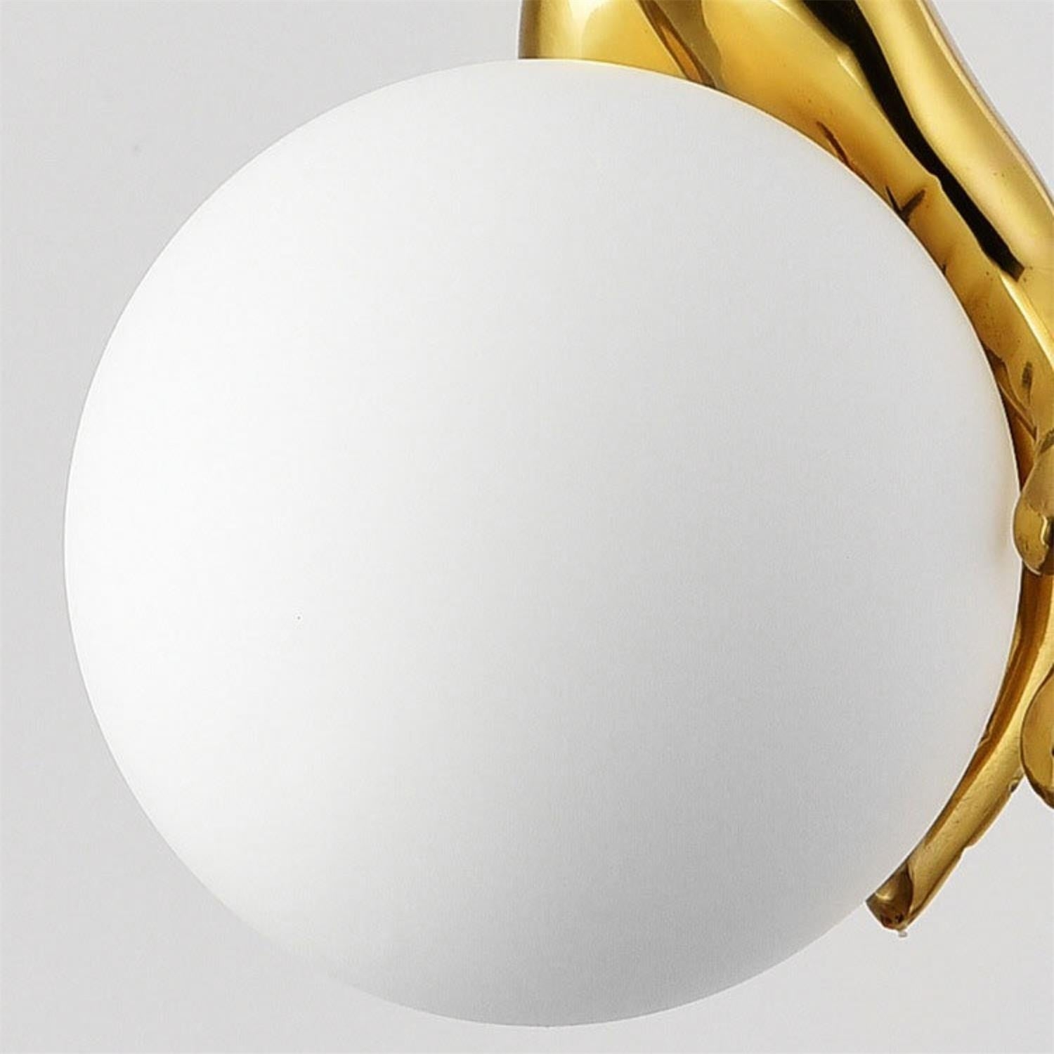 Hand Holding Globe Pendant Light T1675