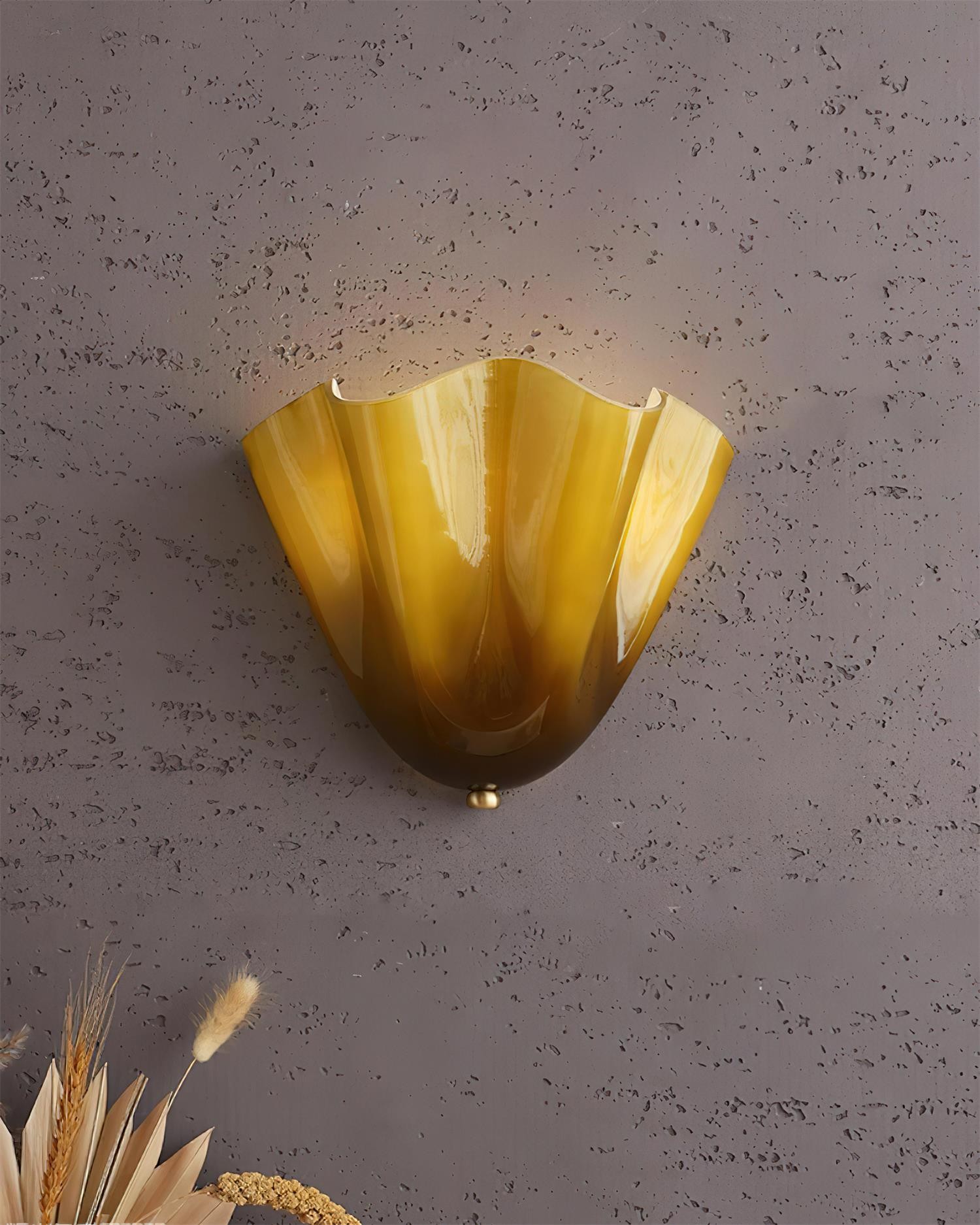 Bellina Modern Glass Wall Sconce - Ambient Lighting for Hallway P075