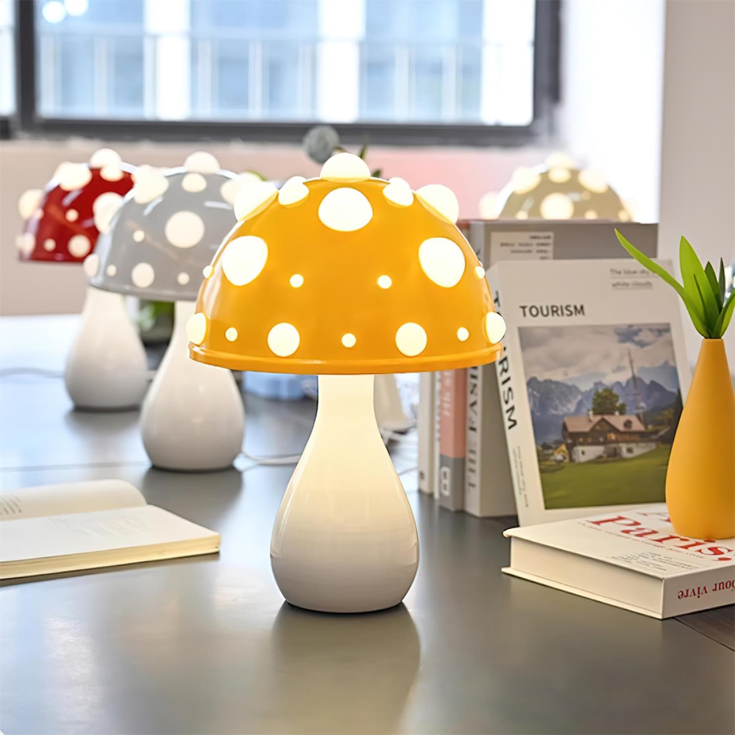 Poisonous Mushrooms Table Lamp M114