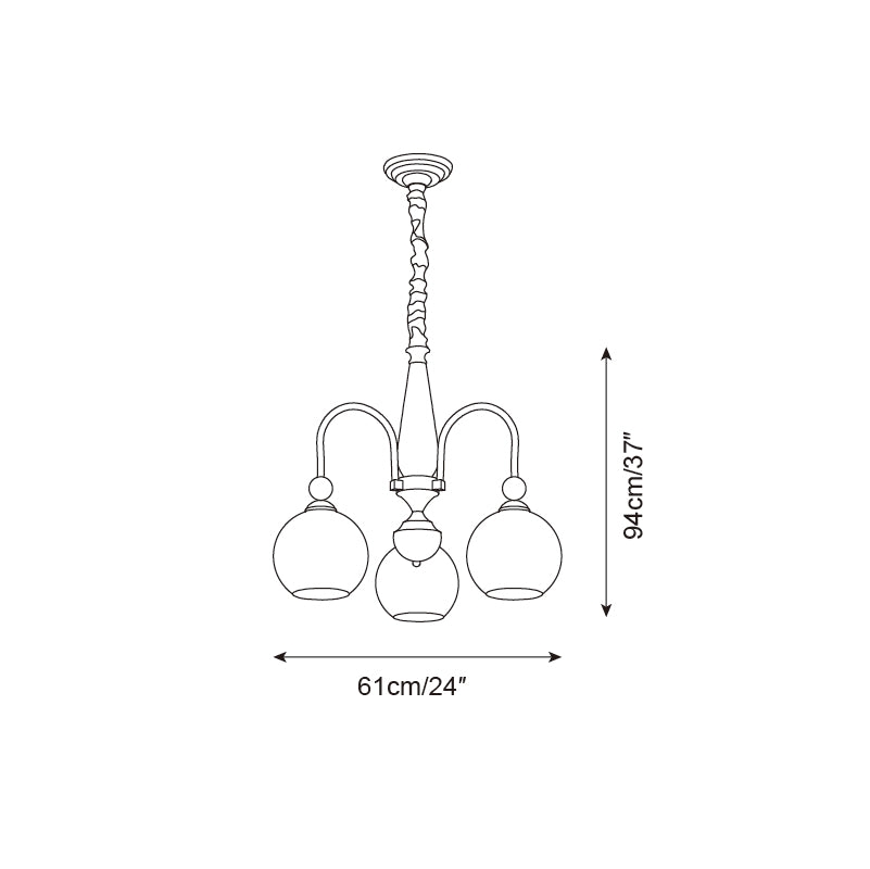 Solstice Glow Chandelier T1376