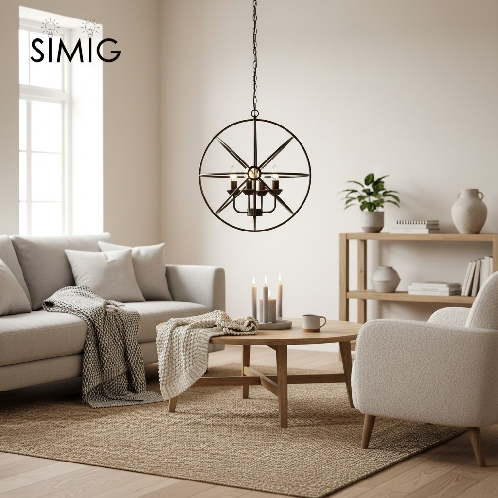 Globe Candle Chandelier