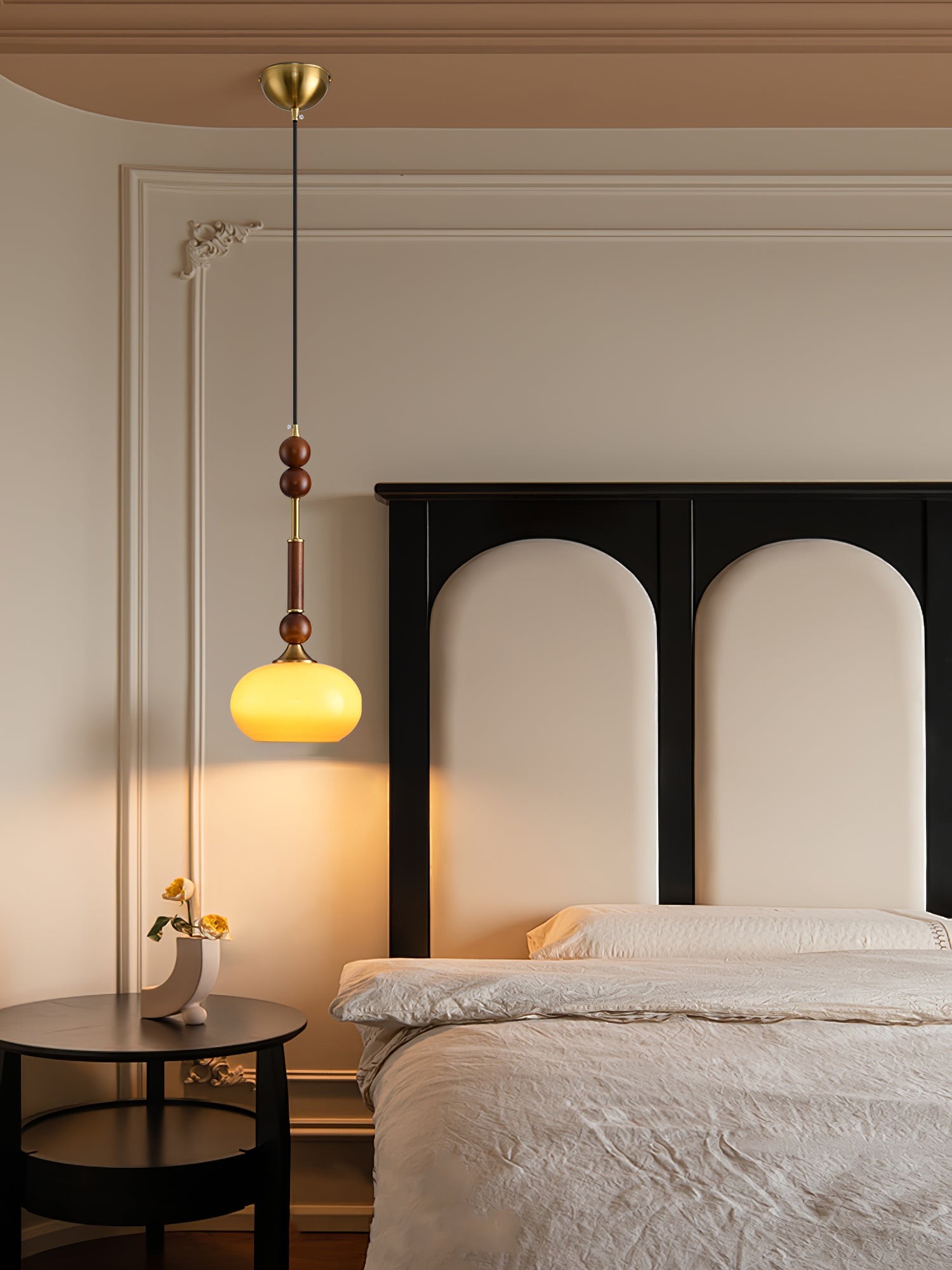 Retro Solid Wood Series Pendant Lamp M420