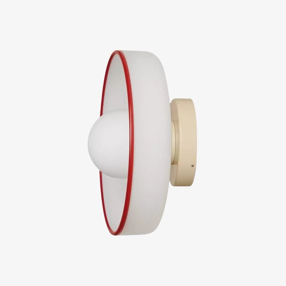 Kalo Blown Glass Disc Orb Flush Mount and Wall Sconce T662