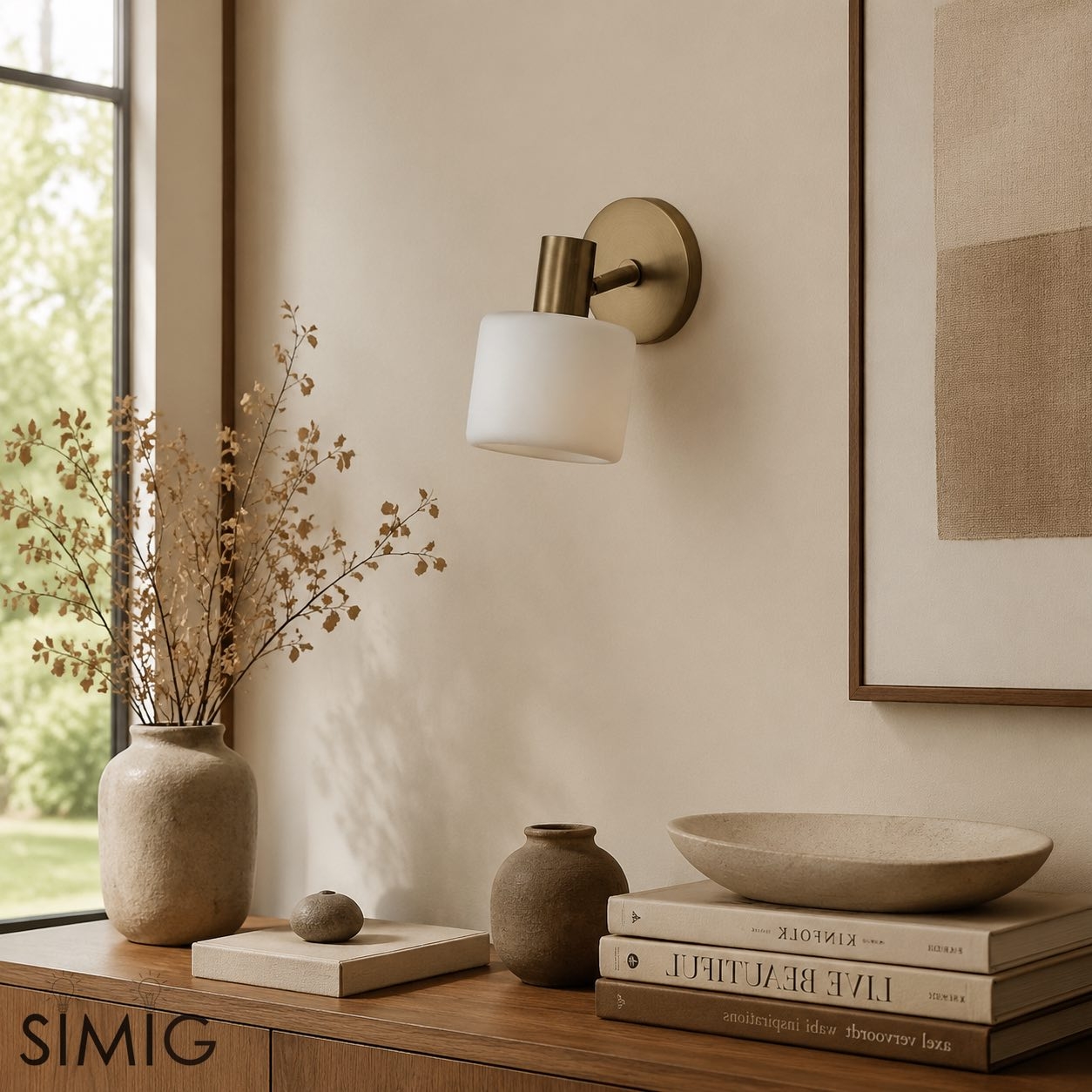 Modern Porcelain Flush Mount Wall Sconce G87