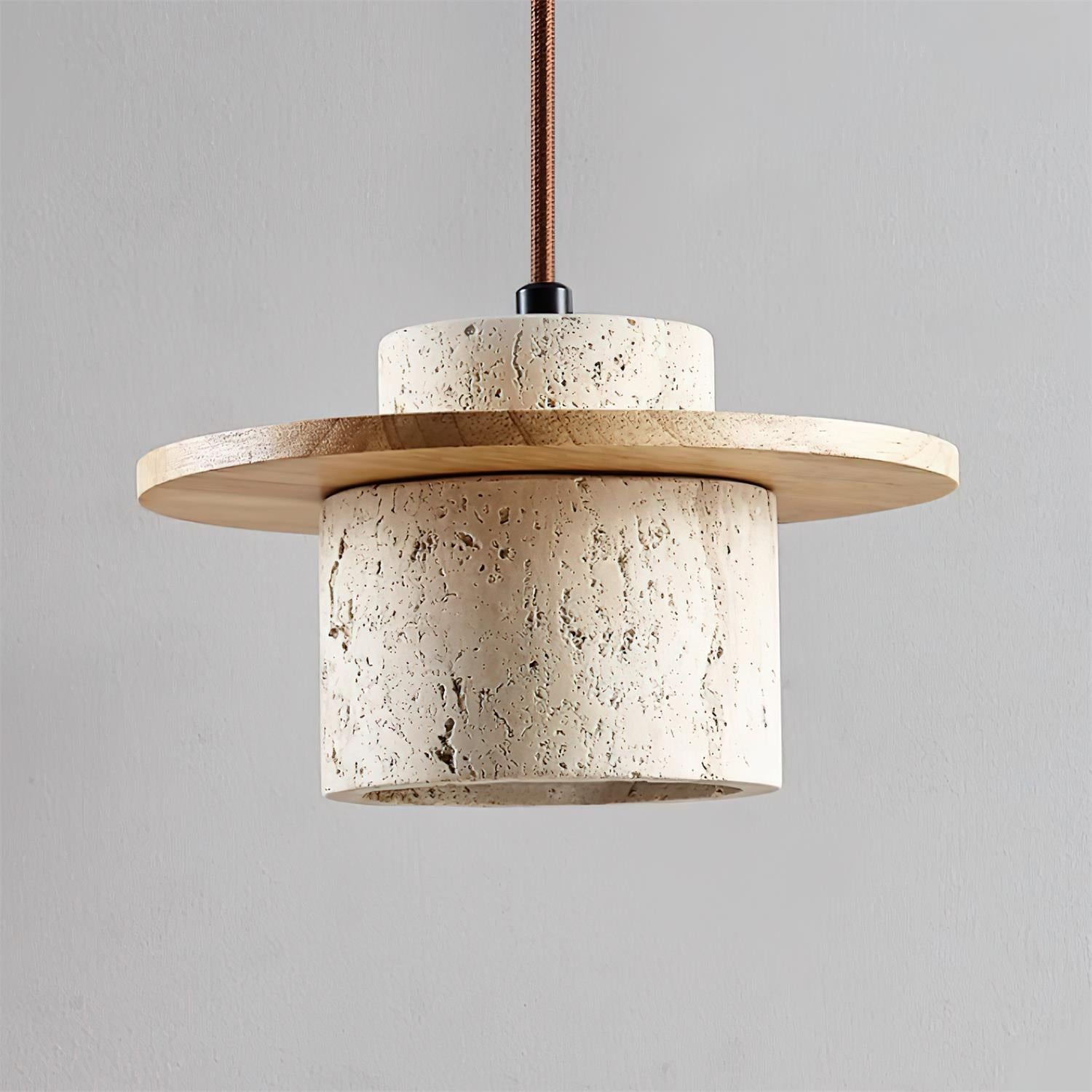 Retro Wabi Sabi Textured Travertine Wall Lamp G12
