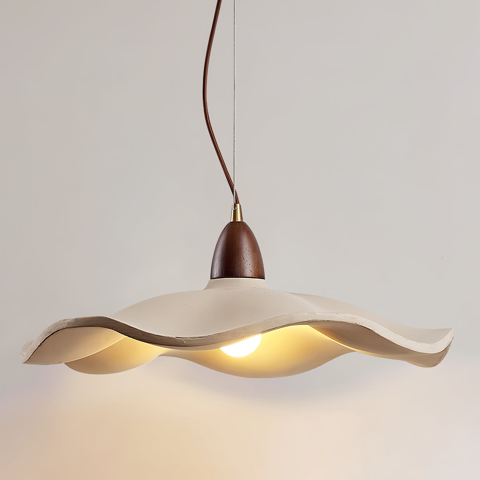Japanese Wabi-Sabi Style Cement Wave Pendant Lamp M565