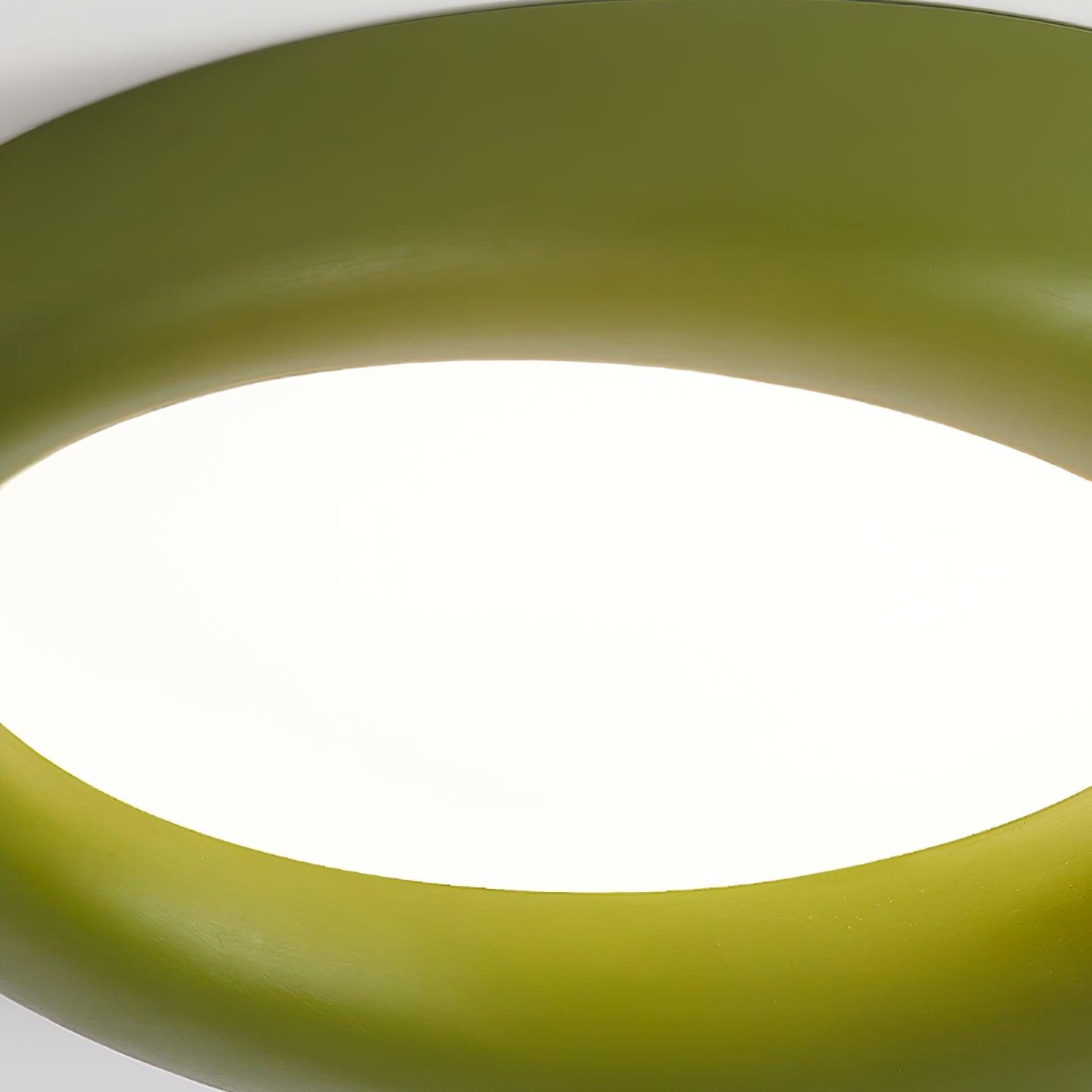 Center Offset Concentric Circle Acrylic Ceiling Lamp M308