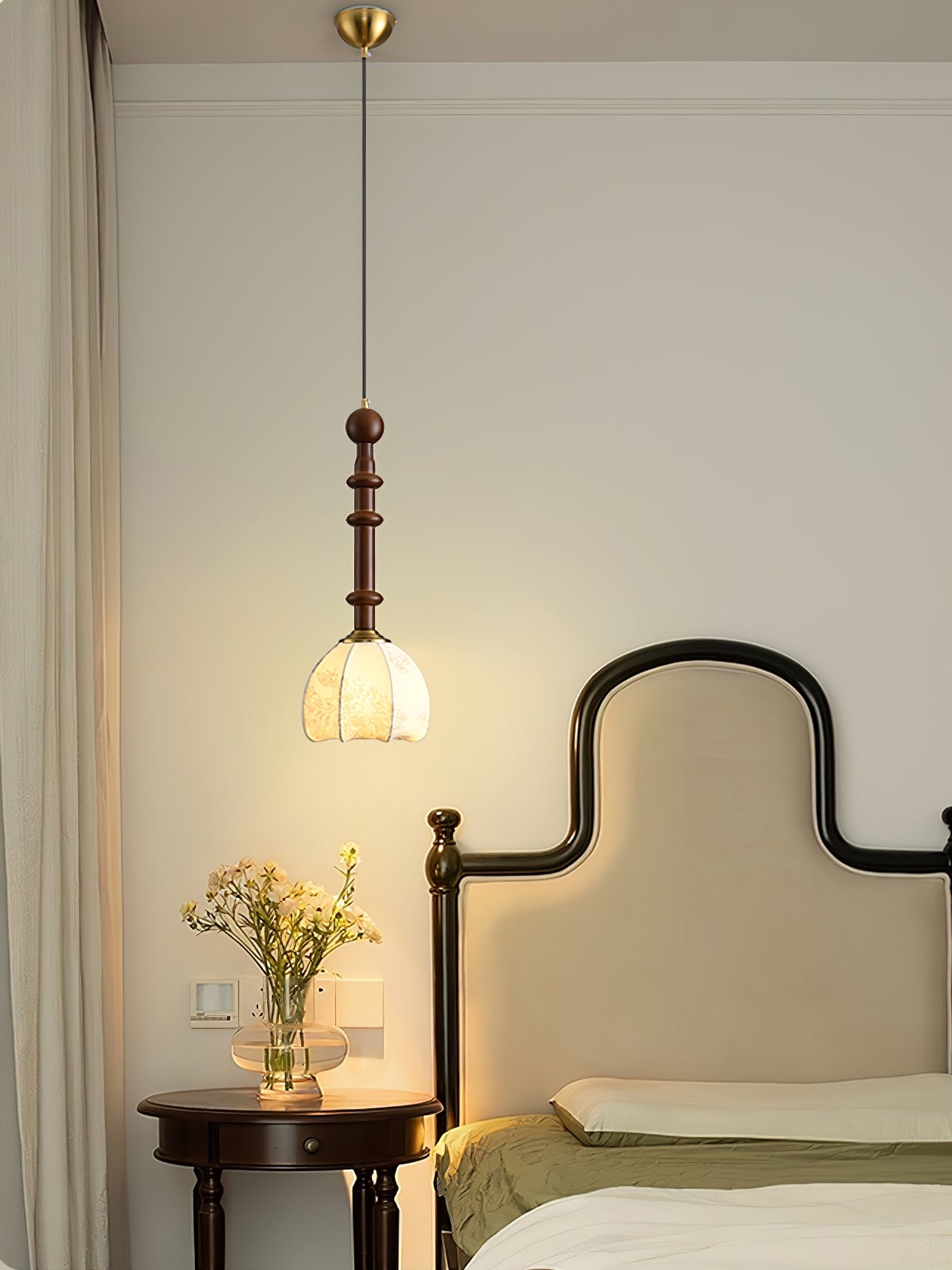 Retro Solid Wood Series Pendant Lamp M420
