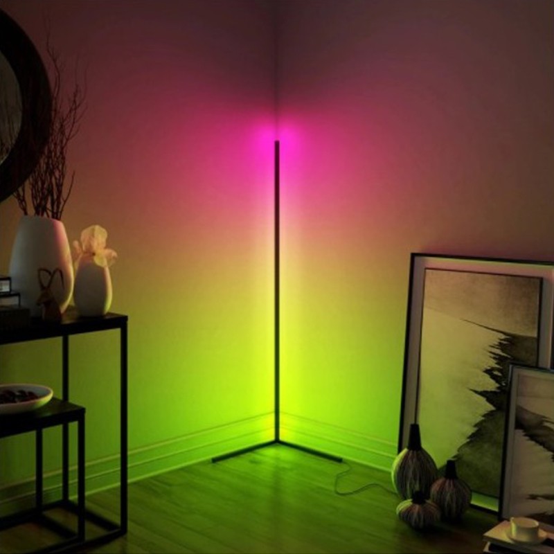 LED Corner Floor Lamp for Living Room