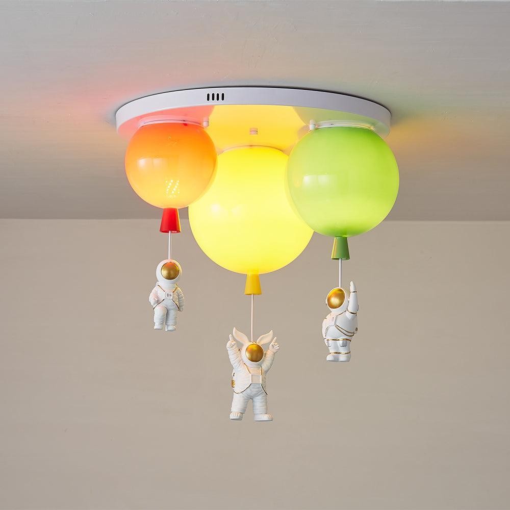 Astronaut Glossy Balloon Ceiling Lamp M390