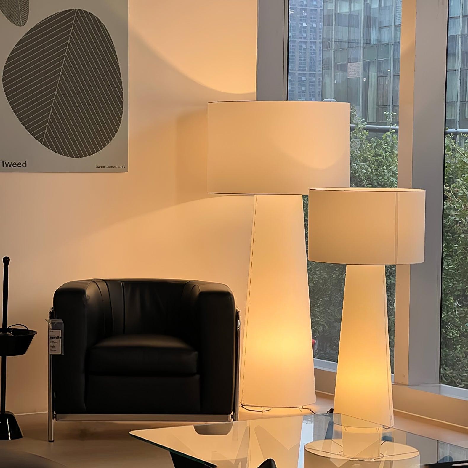 Column Fabric Floor Lamp Suitable For Living Room M561