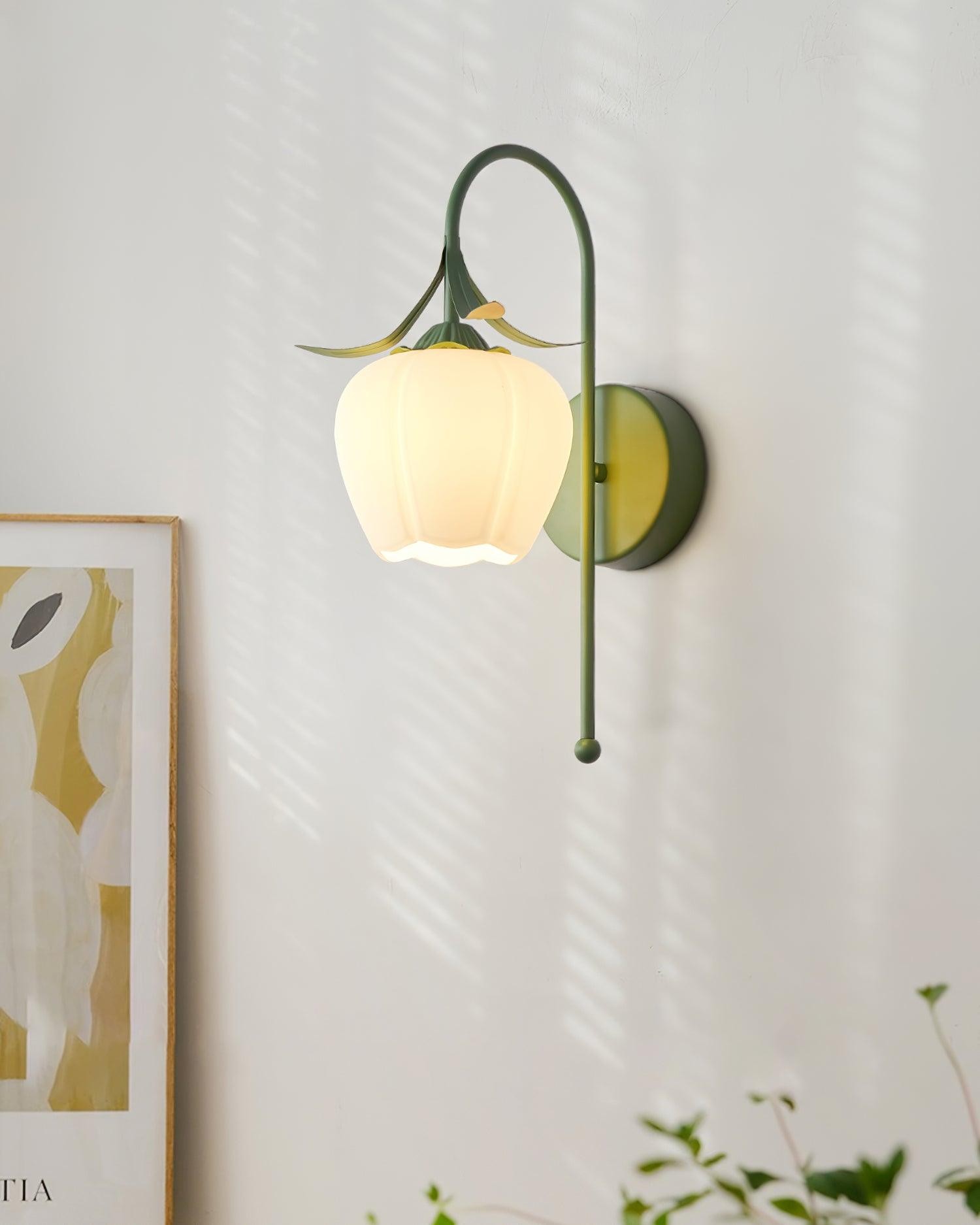 French Cream Style Flower Wall Lamp M47