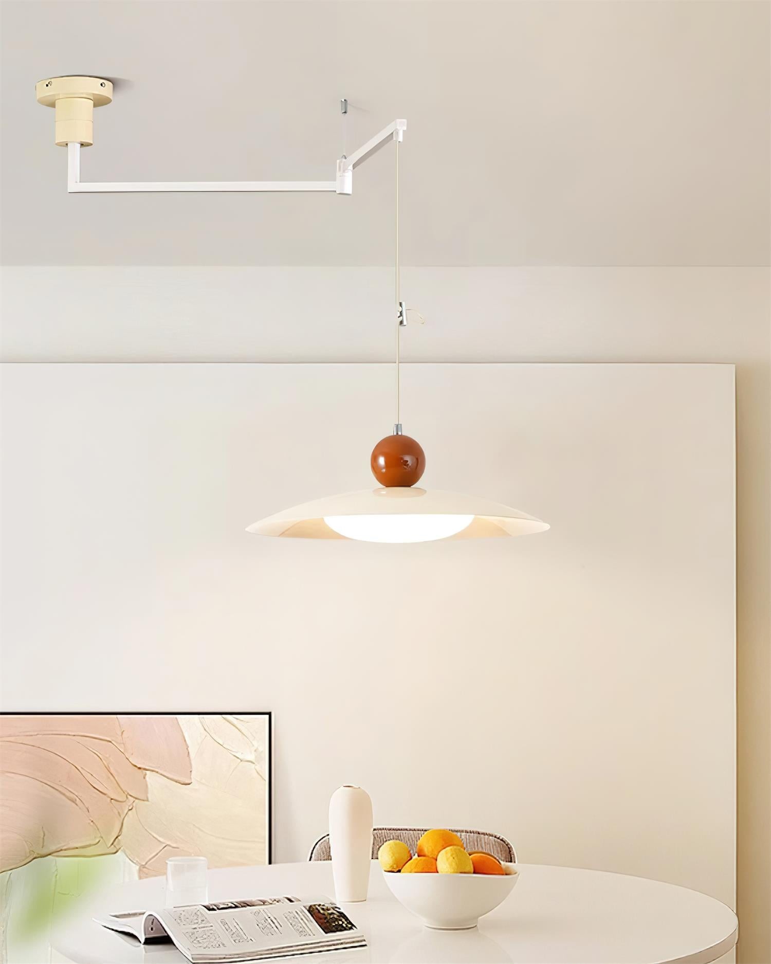 Nordic Flying Saucer Swing Arm Movable Pendant Light M111
