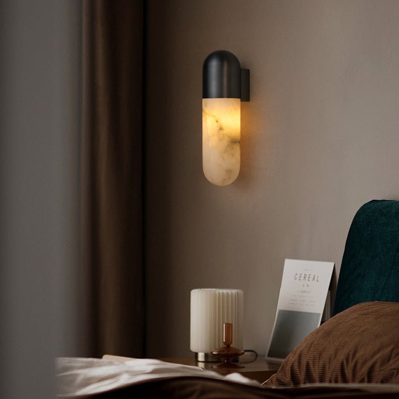 Capsule Alabaster Sconce T1629