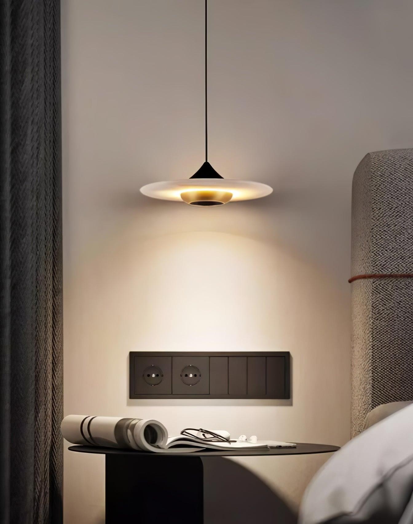 Flying Saucer Marble Pendant Lamp M455