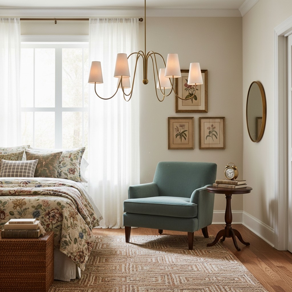 Serena Vintage Metal Chandelier - Multi-Arm Chandelier for Home Interior T779