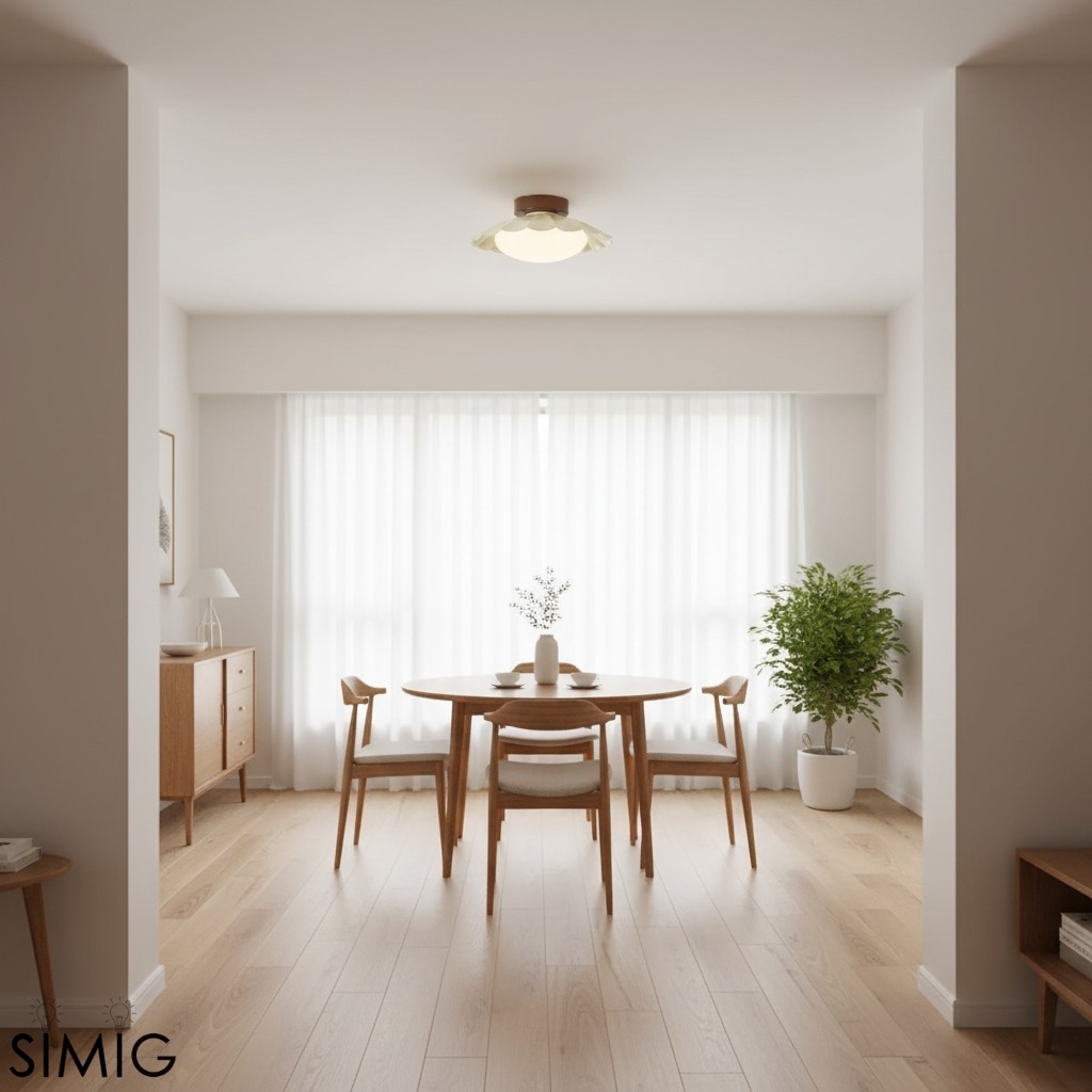 Pluvoria Modern Scalloped Clouds Ceiling Light - Minimalist Living Room Lamp T536