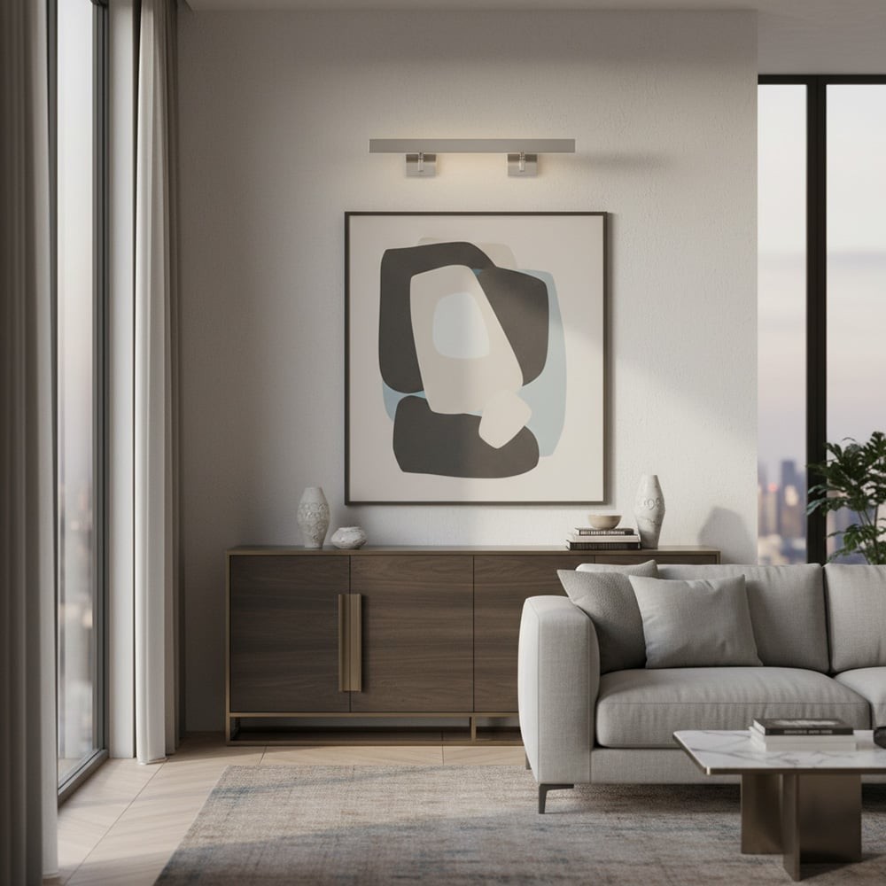 Minimalist Slim Picture Sconce - Metal Art Light T455