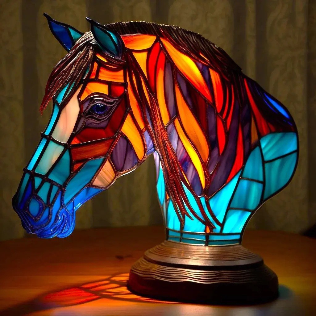 Magical Animal Statue Resin Table Lamp M537