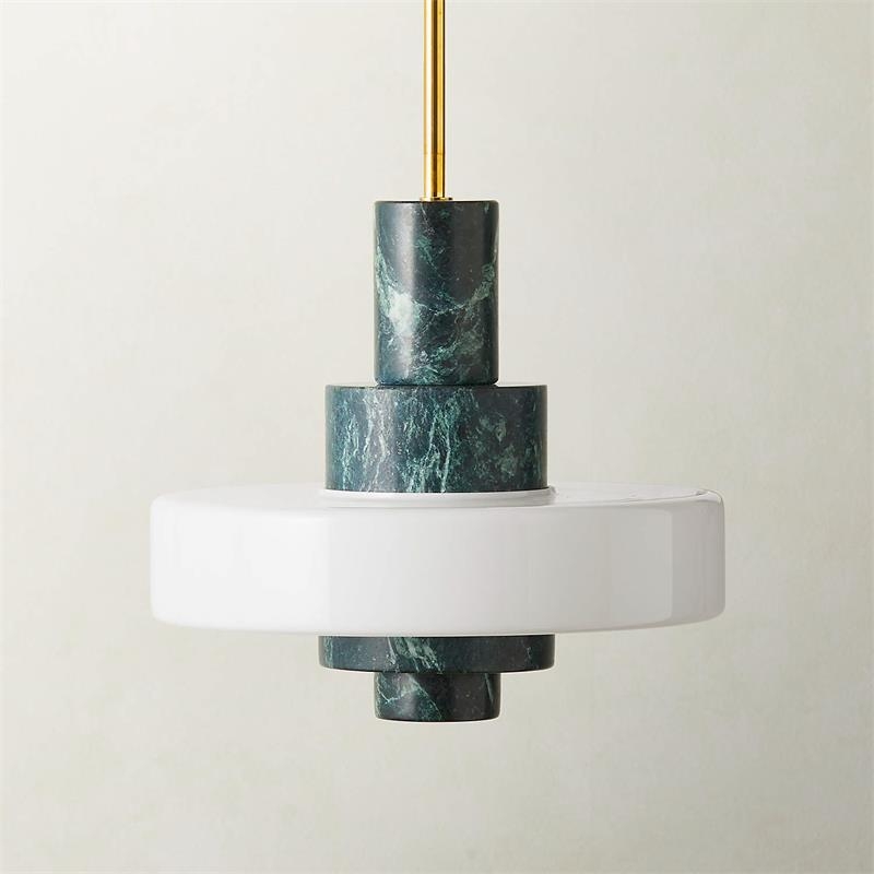 Mercury Green Marble Pendant Lamp T1931