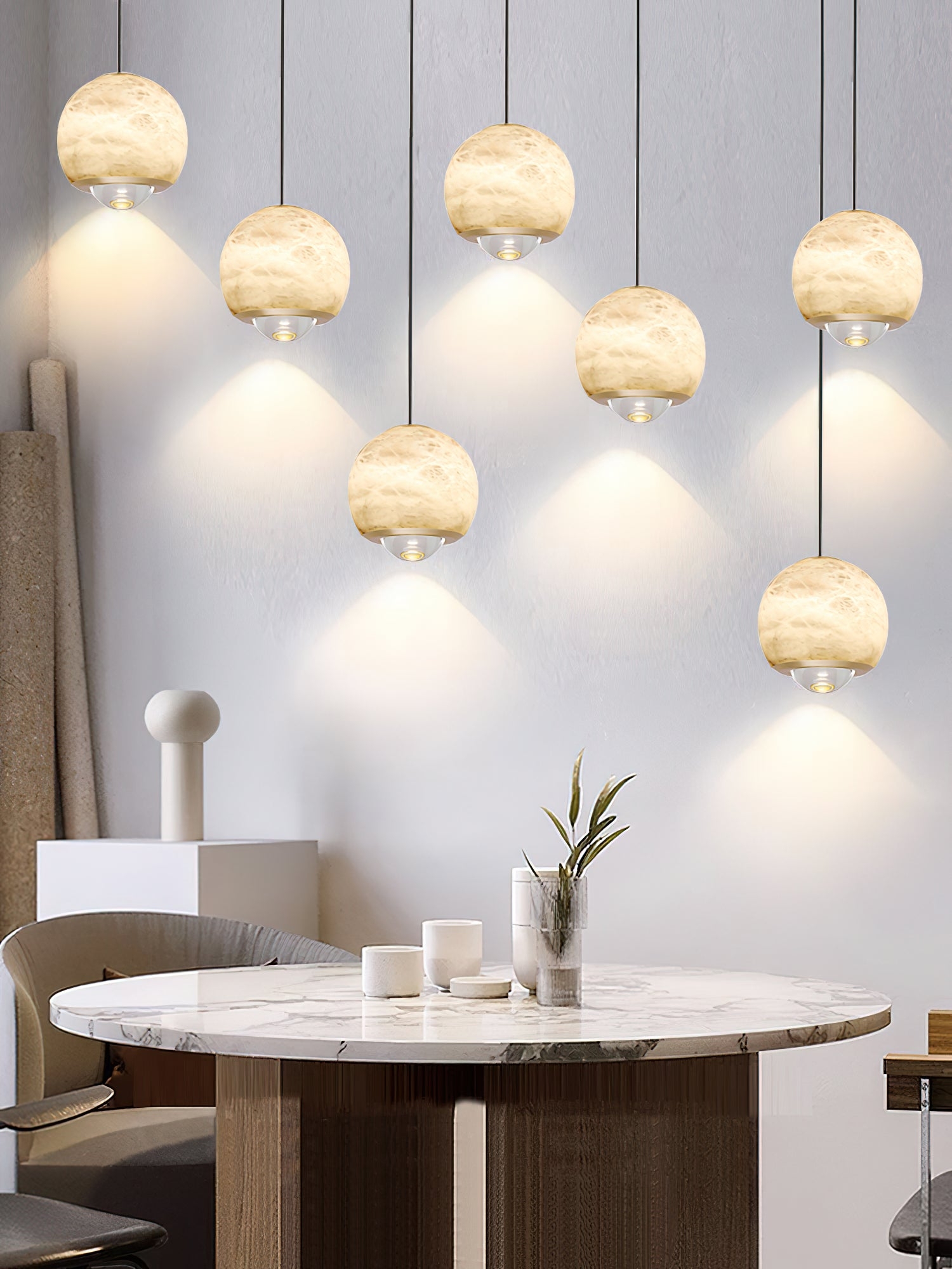 Ferox Alabaster Pendant Light T1646