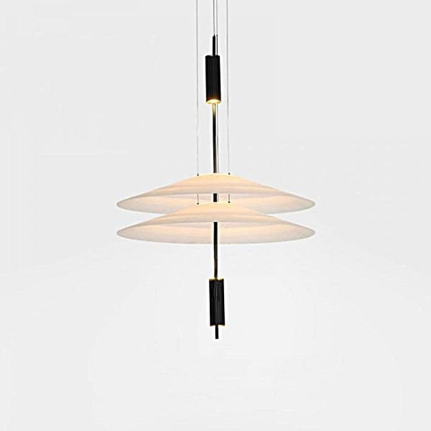 Plumeo Chandelier - Modern Layered LED Pendant for Living Room