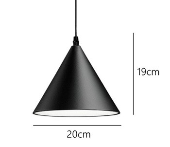 String Light Cone Pendant Light