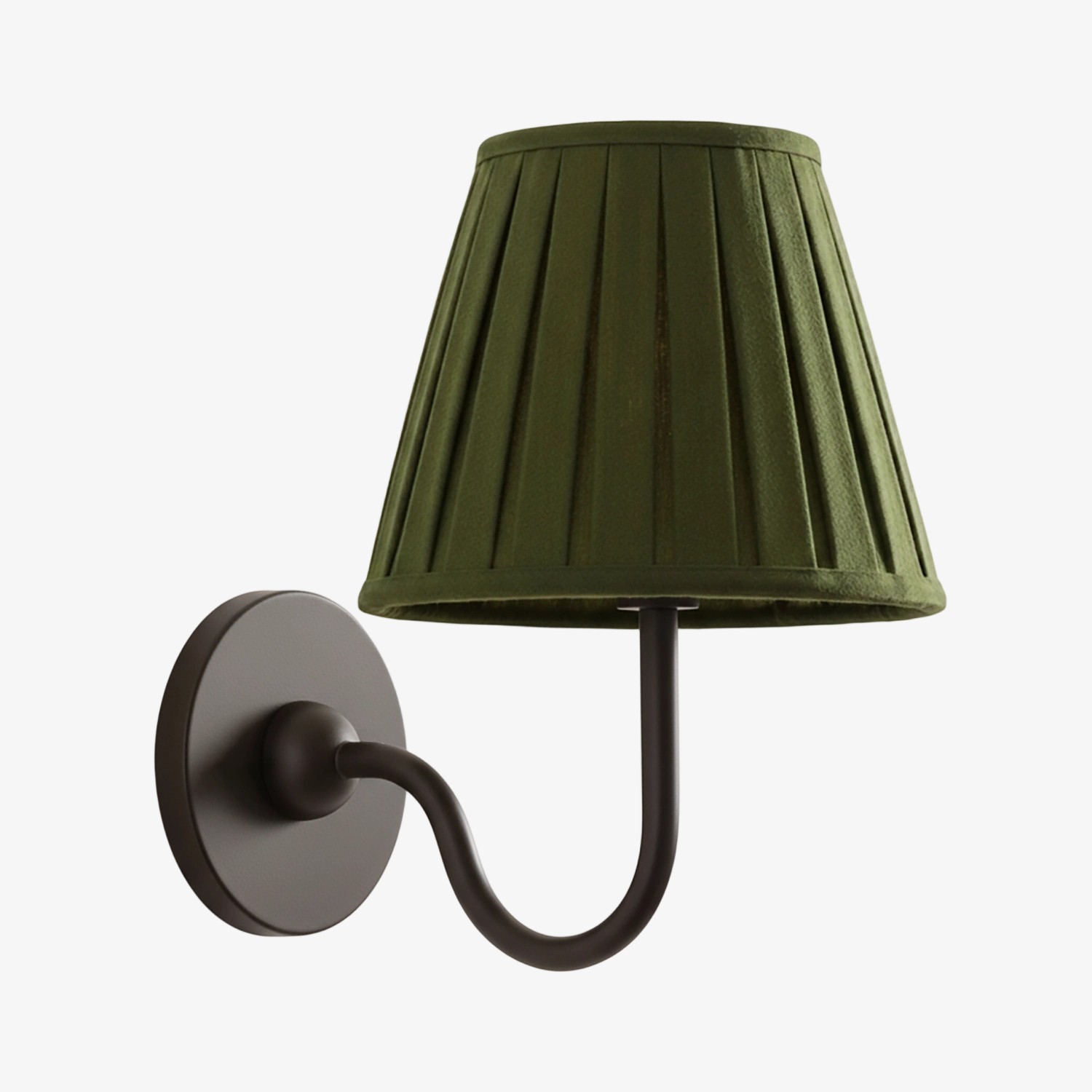 Luvora Modern Pleated Shade Wall Lamp for Bedroom & Living Room T036