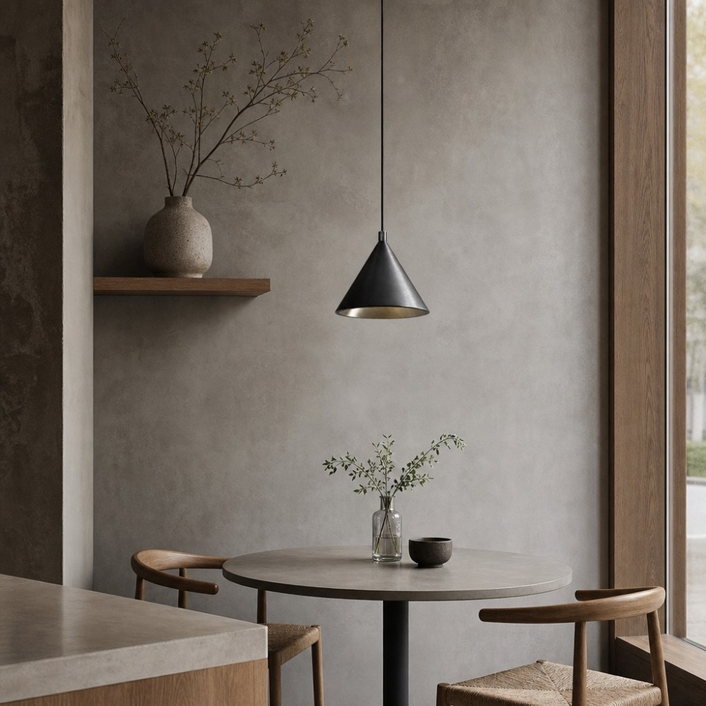 Veridia Minimalist Adjustable Pendant Light - Aluminum Hanging Lamp for Bedroom and Bedside T2204