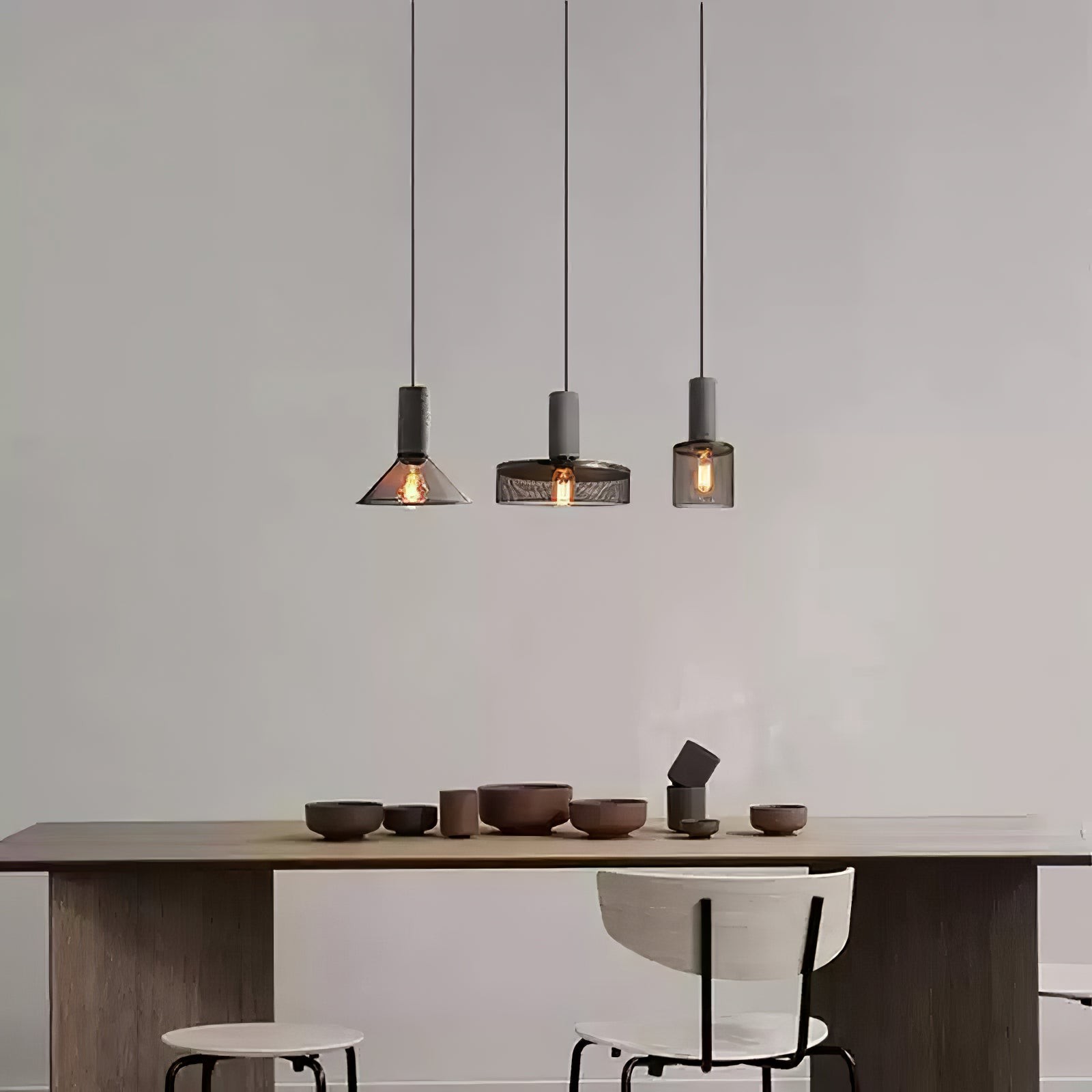 Cement Mesh Pendant Light M566