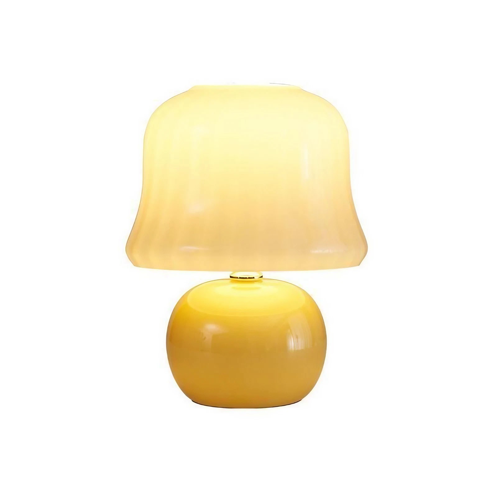 Vintage Cordless Mushroom Table Lamp