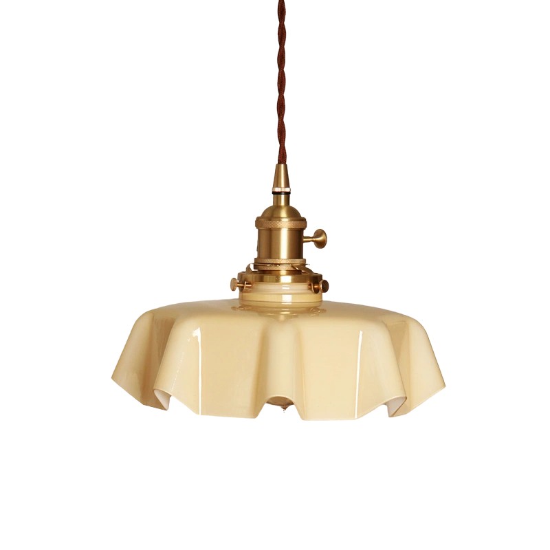 Retro Minimalist Glass Pendant Light