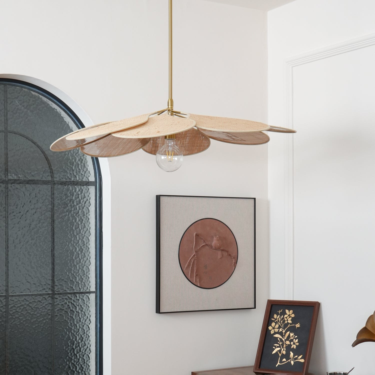 Petals Bloom Rattan Pendant Lamp M428