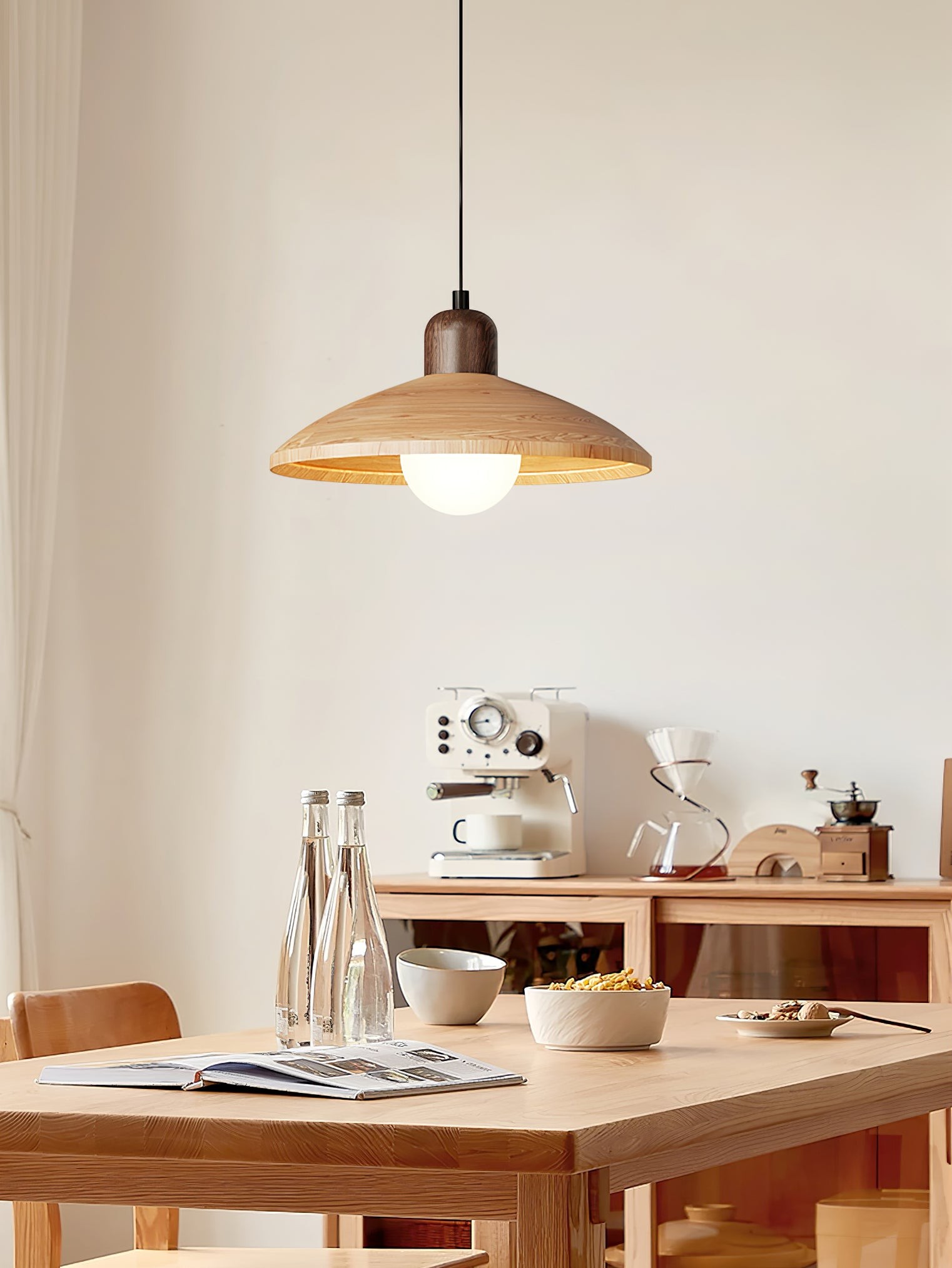 Medieval Style Simple Round Table Pendant Lamp M489