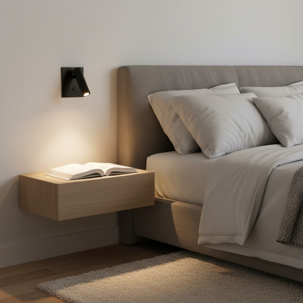 Slimlux Rotating Head LED Wall Sconce - Modern Minimal Wall Light for Bedroom T1164