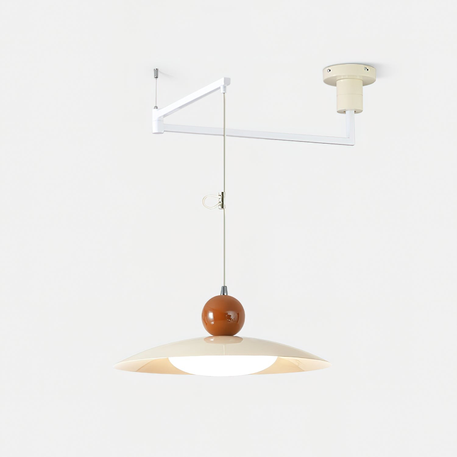 Nordic Flying Saucer Swing Arm Movable Pendant Light M111