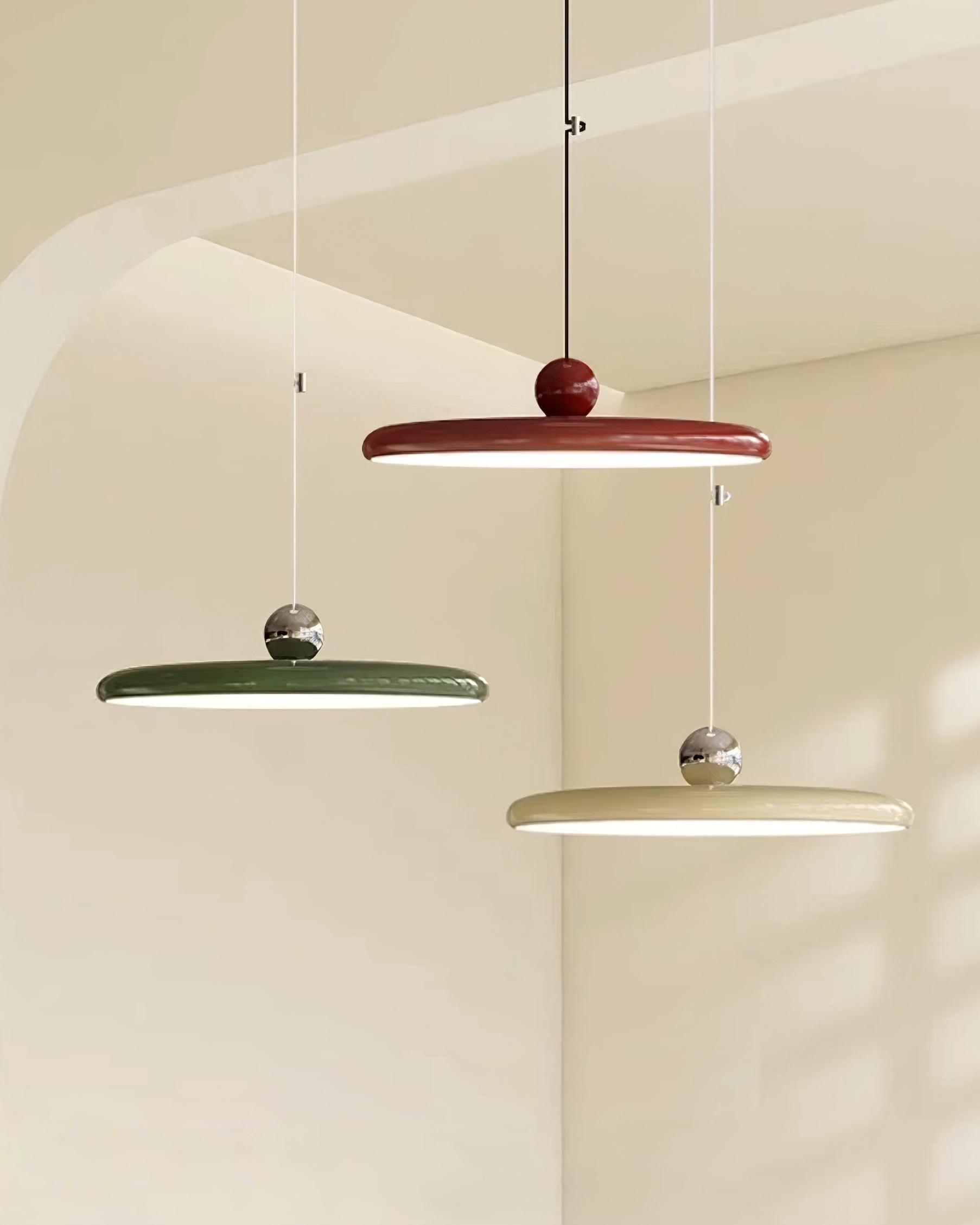 Simple Modern Adjustable Swing Arm Disc Pendant Lamp M11