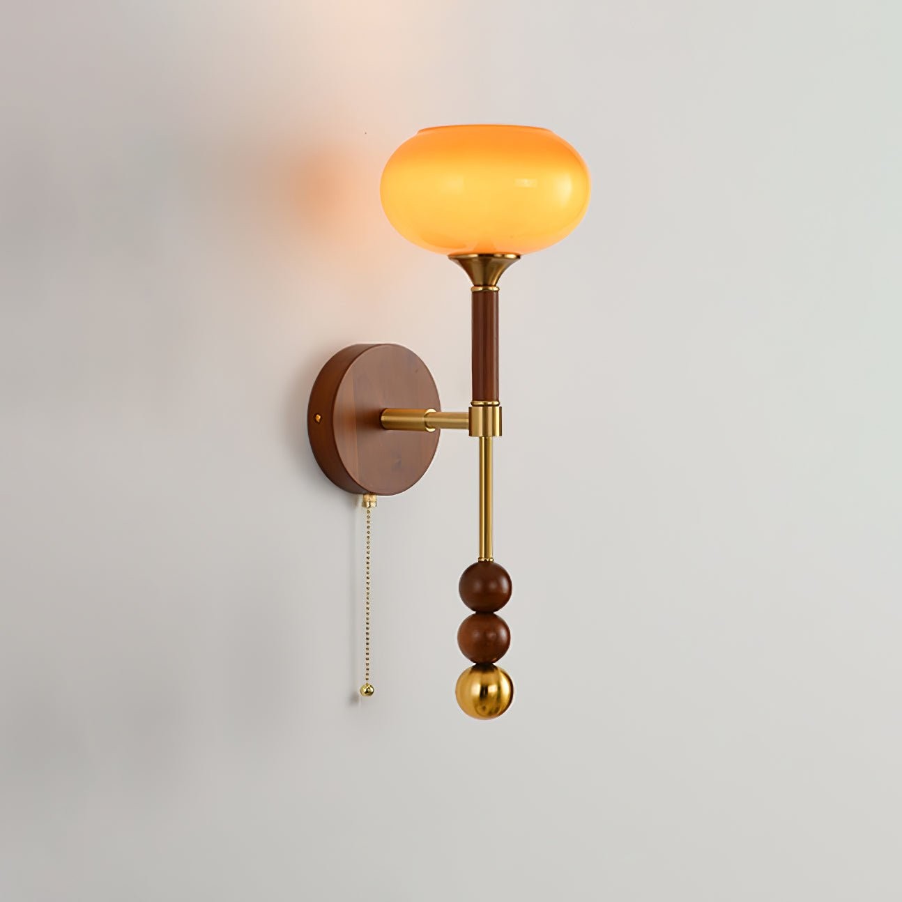 Retro Solid Wood Series Wall Lamp M419