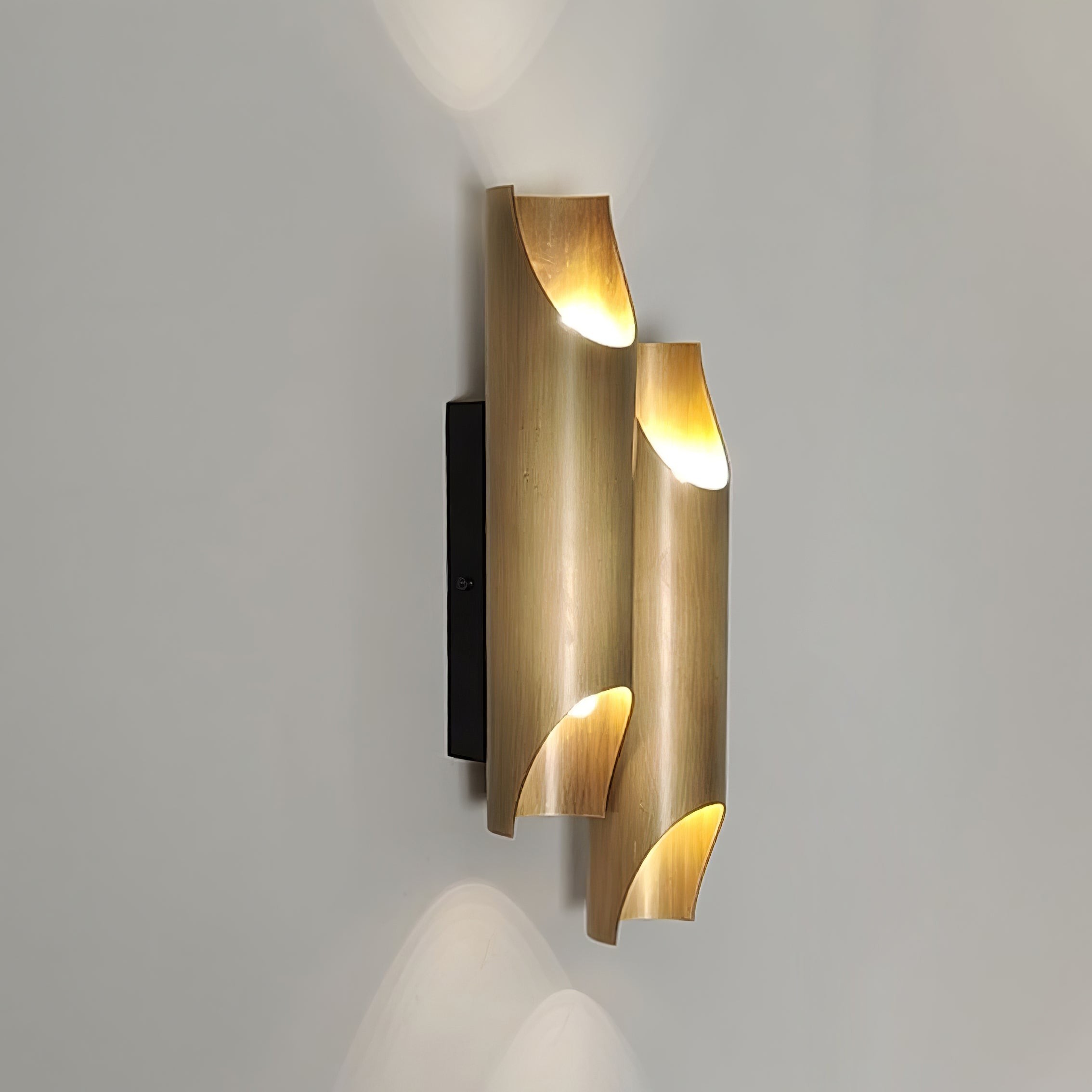 Brass Double Tube Wall Lamp M568