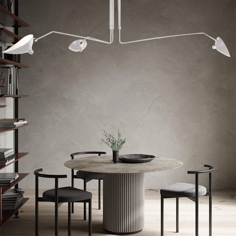 Arclume Arc Ceiling Lamp - Mid Century Multi Arm Light for Living Room
