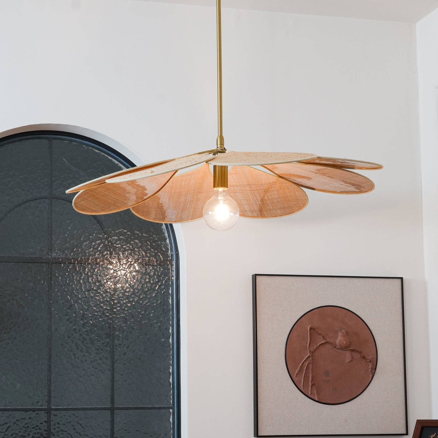 Petals Bloom Rattan Pendant Lamp M428
