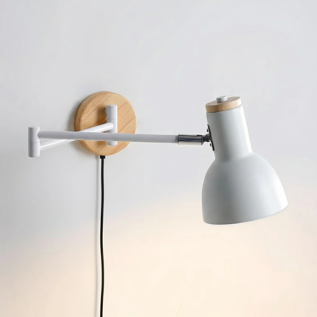 Collin Adjustable Plug In Wall Lamp T1489
