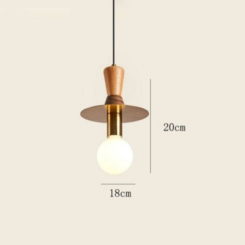 Creative Simple Wooden Pendant Light S155