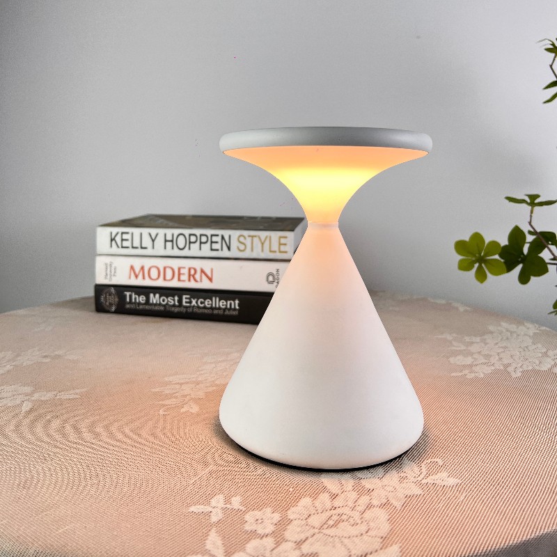 Salt & Pepper Portable Table Lamp - Minimalist LED Design for Bedroom S30