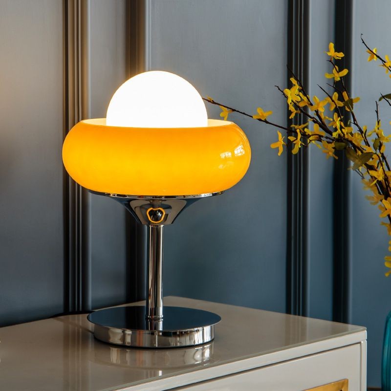 Bauhaus Glass Creative Egg Tart Table Lamp S141