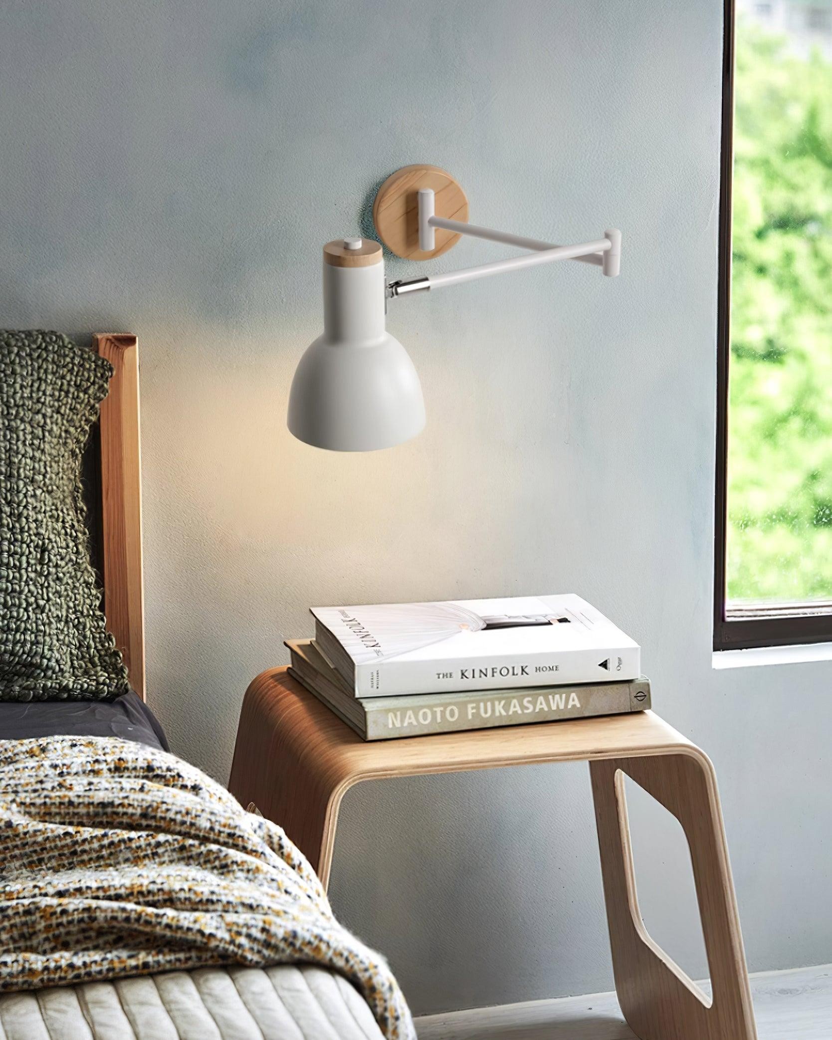 Wooden Adjustable Wall Lamp M291